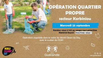 Opération quartier propre à Kerbiniou