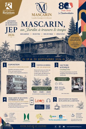 Mascarin, un jardin à travers le temps