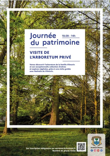 Visite de l'Arboretum privé Vilmorin