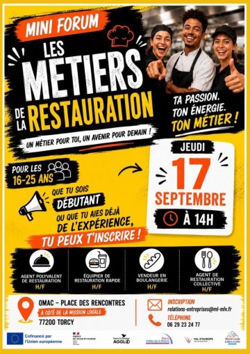 MINI FORUM : LES METIERS DE LA RESTAURATION