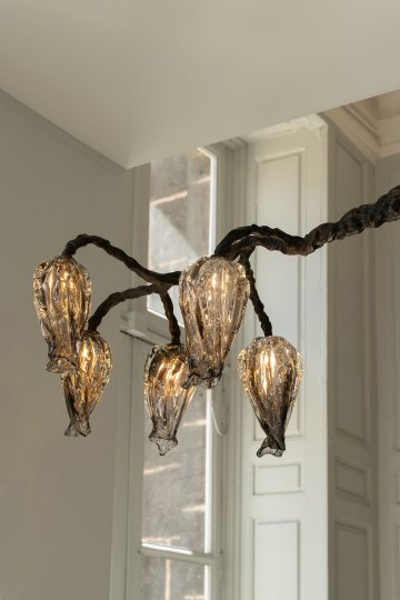 Lumière sculptée de l'artiste Émilie Lemardeley