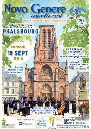 Concert de l'ensemble vocal Novo Genere