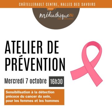 Octobre Rose : atelier de prévention