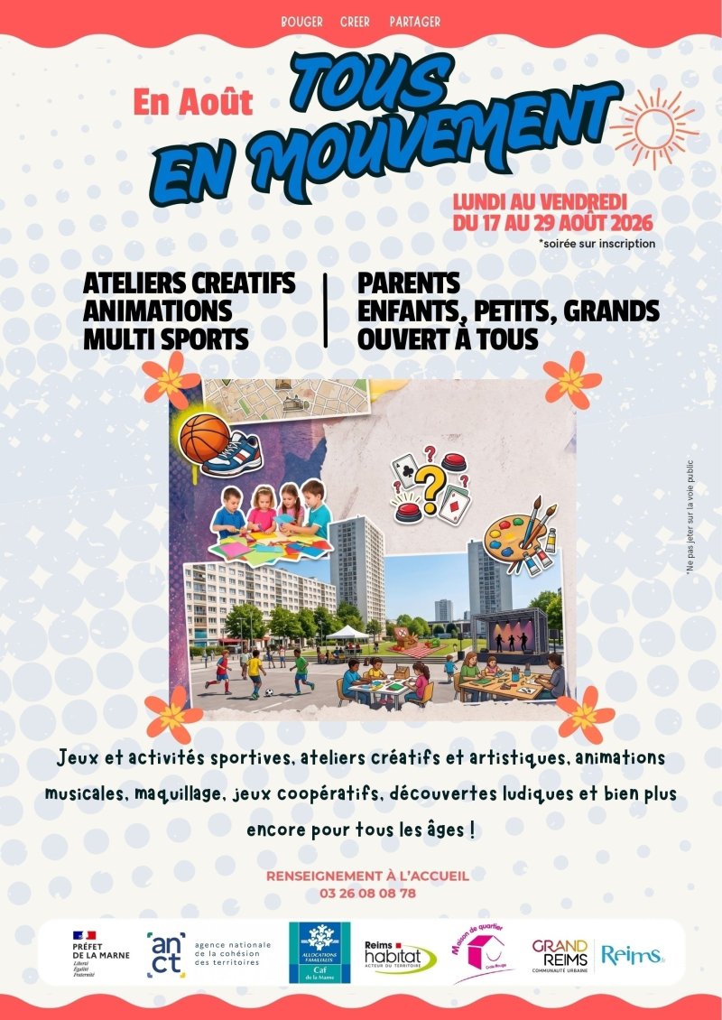 En Août, tous en mouvement