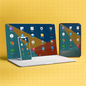 Tablette et smartphone