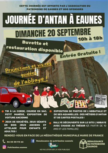 Visite commentée : journée d'antan