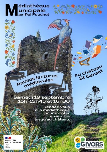 Pauses lectures médiévales au château Saint-Gérald