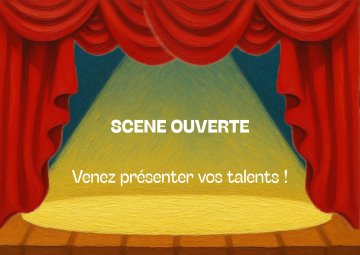 Et si vous deveniez acteurs des Journées du Patrimoine à Kaysersberg? Participez à notre scène ouverte!