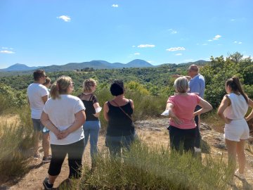 Visite guidée de l'impluvium de Volvic