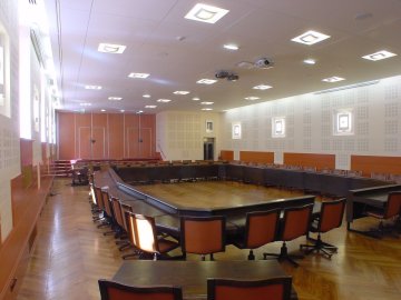 Visite libre au sein de l'hôtel de ville : la salle du Conseil Municipal