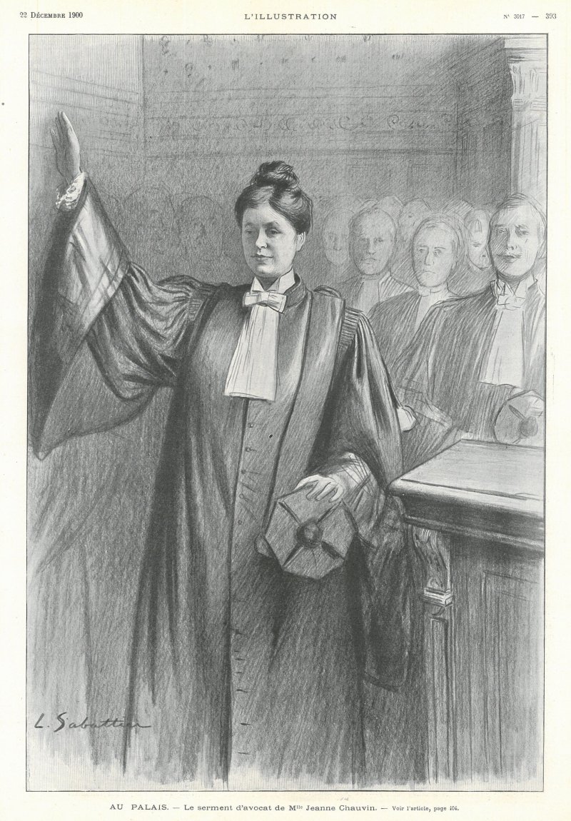 Jeanne Chauvin, pionnière des avocates