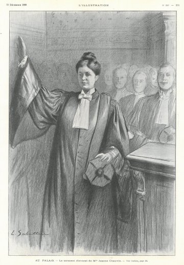 Jeanne Chauvin, pionnière des avocates