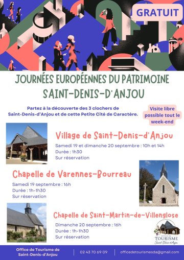 Visite guidée du village de Saint-Denis-d'Anjou