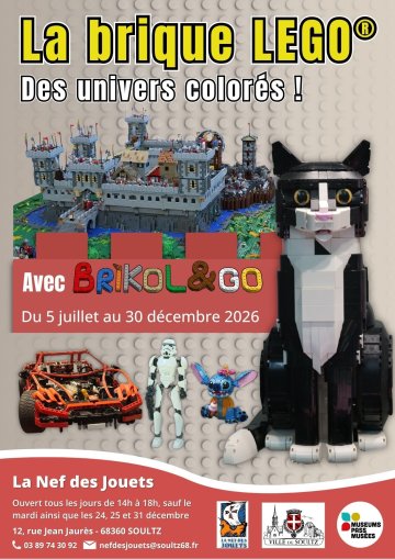 Exposition : « La brique LEGO® – des univers colorés ! »