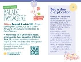 Balade paysagère sur le Chemin des Roses