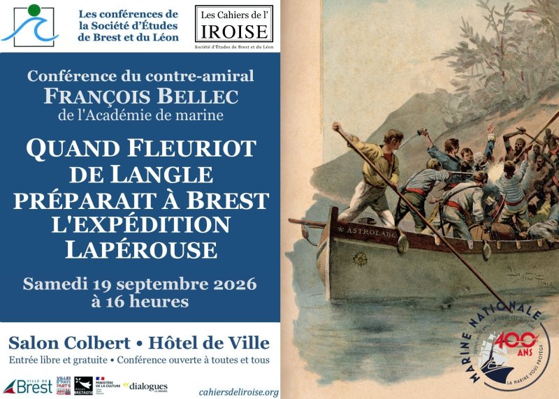 Conférence - Quand Fleuriot de Langle préparait à Brest l'expédition Lapérouse