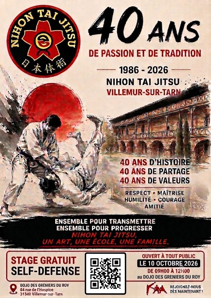 40ème anniversaire du Taï-Jitsu Kan Villemur-sur-Tarn