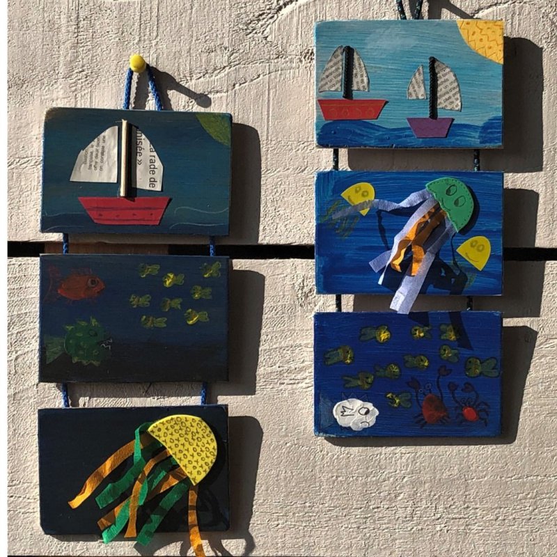 Atelier : triptyque marin