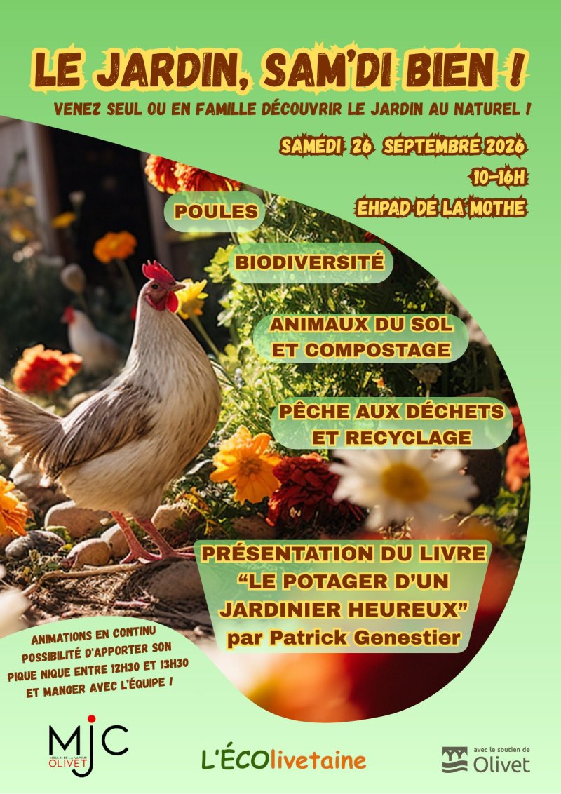 Le jardin, SAM'DI BIEN !