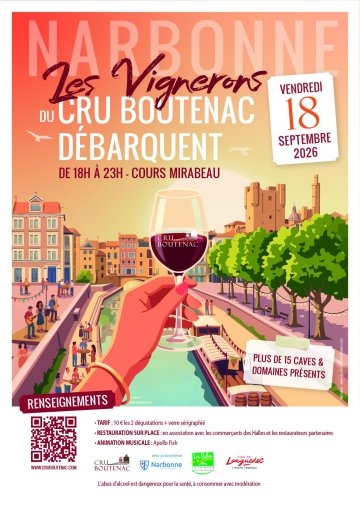 LES VIGNERONS DU CRU BOUTENAC DEBARQUENT A NARBONNE