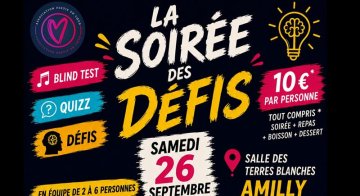 La soirée des défis organisée par l'association Festif en Cœur