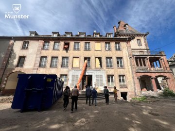 Visite du chantier du Batial/couvent