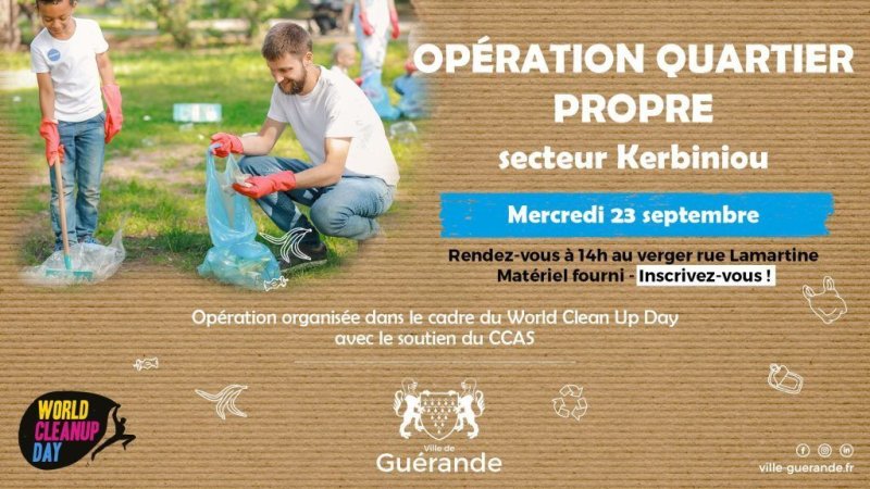 Opération quartier propre à Kerbiniou