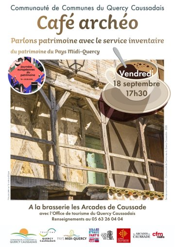 Conférence : café archéo, parlons patrimoine !