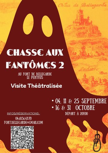 Visite théatralisée " La chasse aux fantômes 2" au Fort de Bellegarde