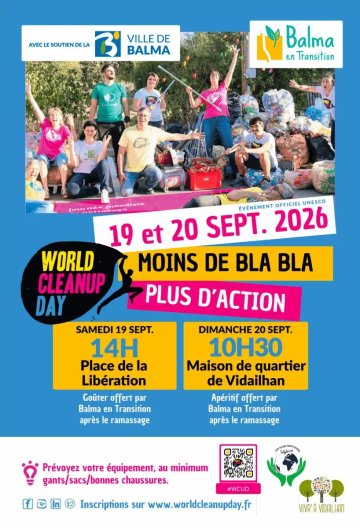 World Clean Up Day - Les 19 et 20 septembre