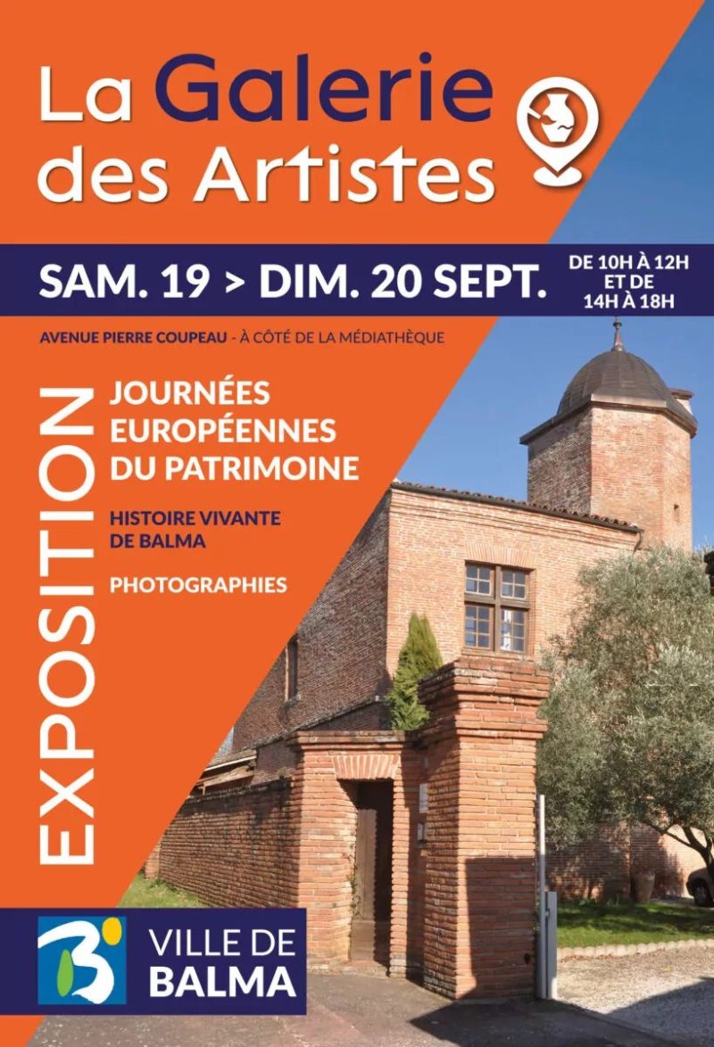 Exposition à l’occasion des journées du Patrimoine - Les 19 et 20 septembre
