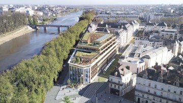 Visite du Bâtiment Molière -siège rénové du Crédit Mutuel Anjou-