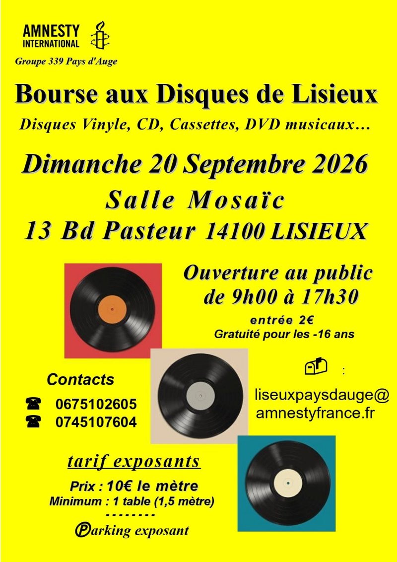 BOURSE AUX DISQUES