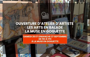 Ouverture d’atelier d’artiste les arts en balade