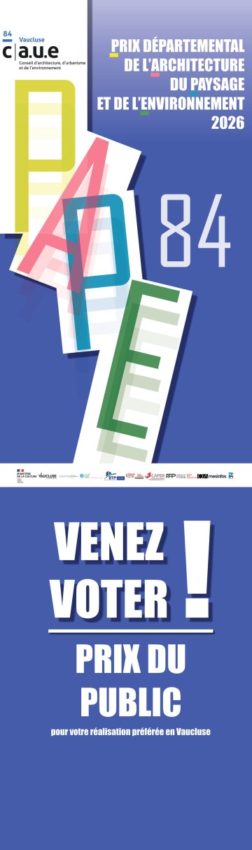 Exposition du Prix départemental de l'Architecture, du Paysage et de l'Environnement