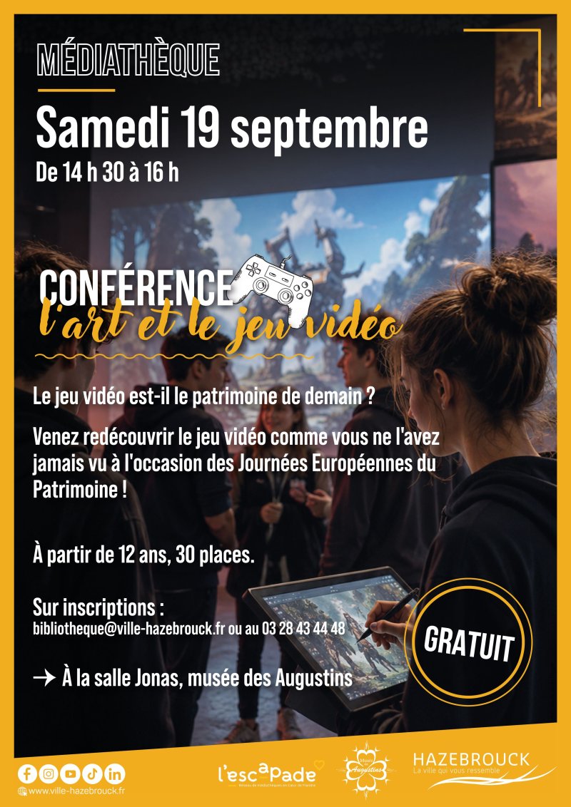 Conférence - L'art et le jeu vidéo