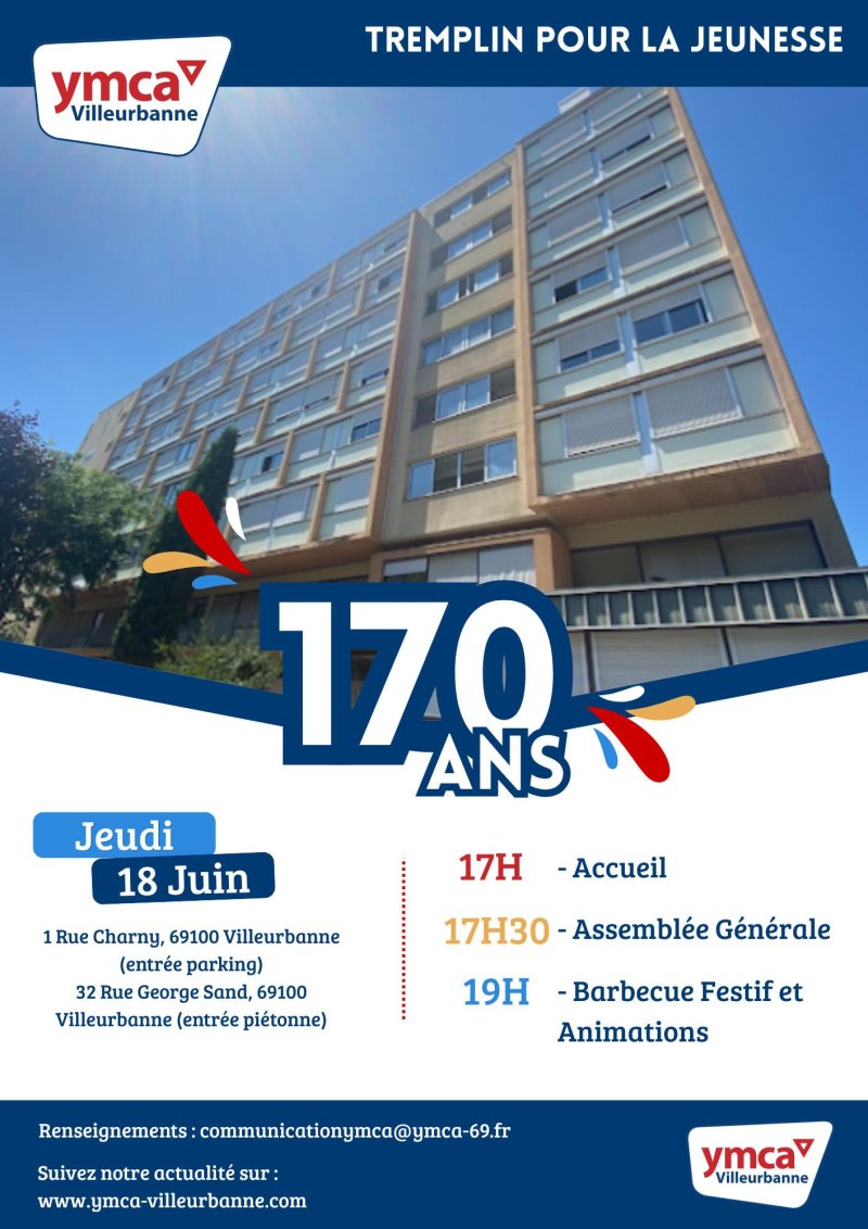 170 ans de l'association YMCA Villeurbanne
