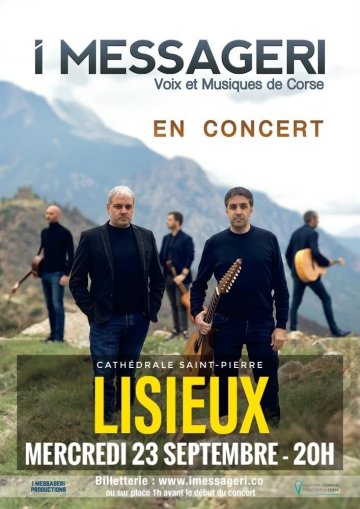 Concert groupe I MESSAGERI (Voix et musiques de Corse)