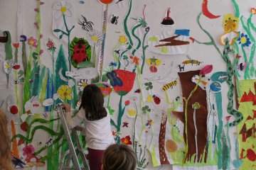 Journée portes ouvertes à l'atelier Citrouille, cours de dessin, peinture et modelage