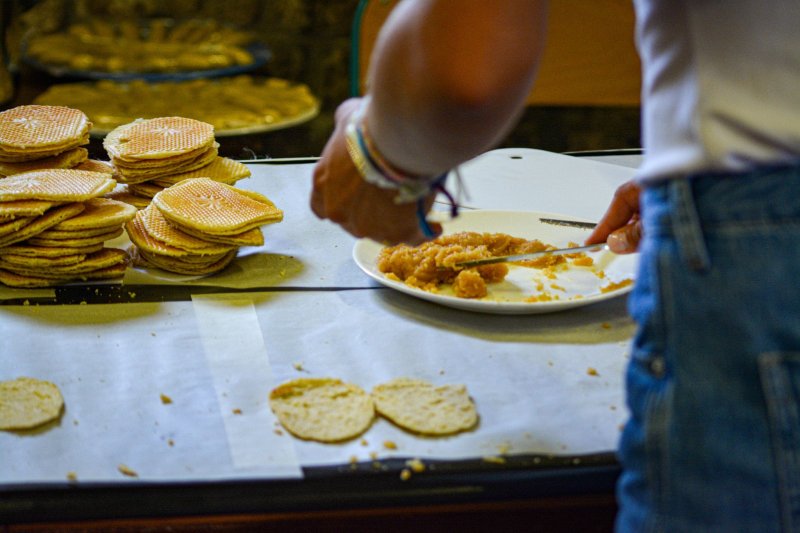 Atelier gaufre au Musée du Terroir