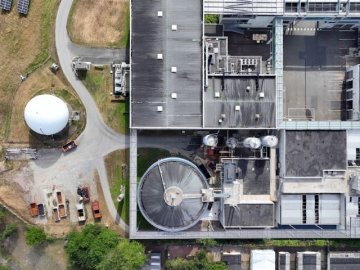 Visite de la station de dépollution des eaux usées de La Baumette - Angers (49)