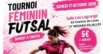 Tournoi futsal au profit d'Octobre rose