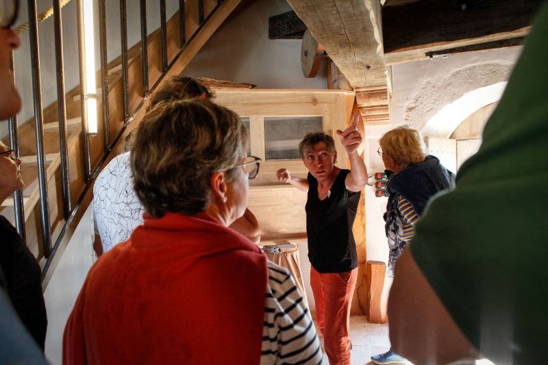 Visites flash du rez-de-chaussée du moulin