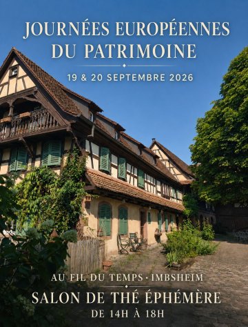 Ferme alsacienne restaurée à l'ancienne et salon de thé éphémère