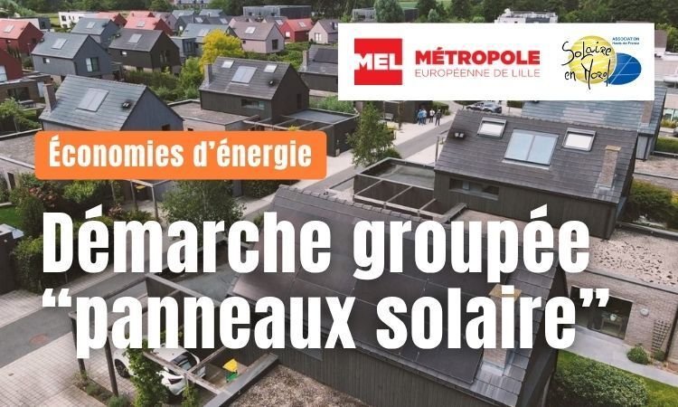 Démarche groupée "Panneaux solaires photovoltaïques"