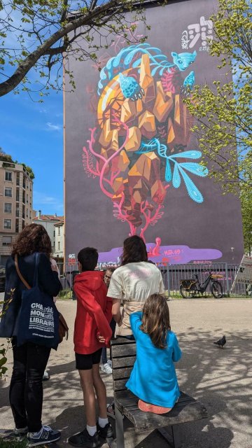 Visite Street-art à travers les pentes de la Croix-Rousse.