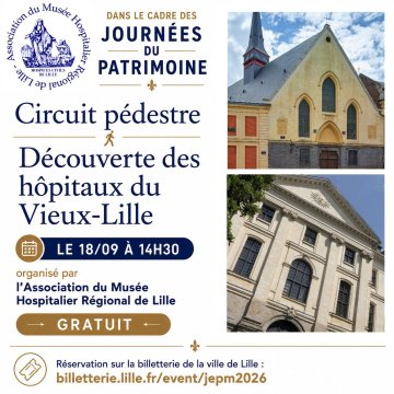 JEP : Circuit pédestre « Découverte des hôpitaux du Vieux-Lille »