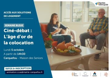 [Semaine bleue] Ciné-débat : “L’âge d’or de la colocation”