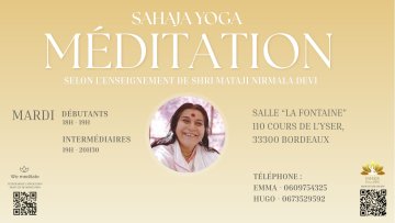 Méditation Sahaja Yoga (Atelier gratuit débutants)