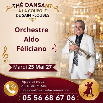 Thé dansant, orchestre ALDO FELICIANO